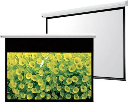 Проекційний екран GrandView CB-MP120(4:3)WM5 2.4x1.8м, настінний, стельовий, моторизований