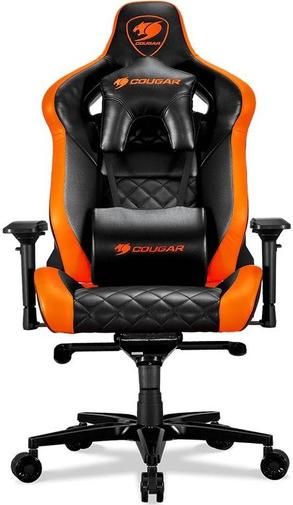 Крісло ігрове Cougar Armor Titan, Black/Orange