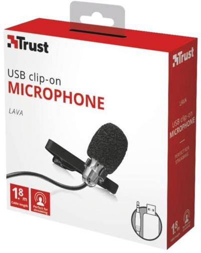 Мікрофон Trust Lava USB clip-on