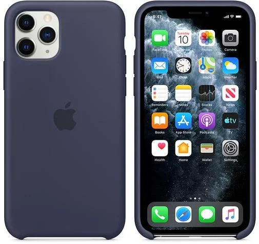 Фото: Чохол Apple for iPhone 11 Pro - Silicone Case Midnight Blue (MWYJ2ZM/A) № 8 | KTC