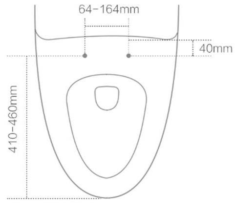 Кришка для унитазу із підігрівом Xiaomi Whale Spout 450*360*60 mm White LY-TR005B
