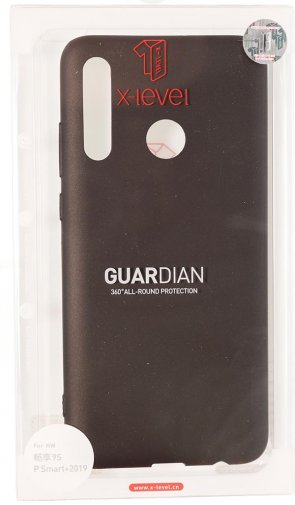 Чохол-накладка X-LEVEL для Huawei P Smart Plus 2019 - Guardian Series, Black