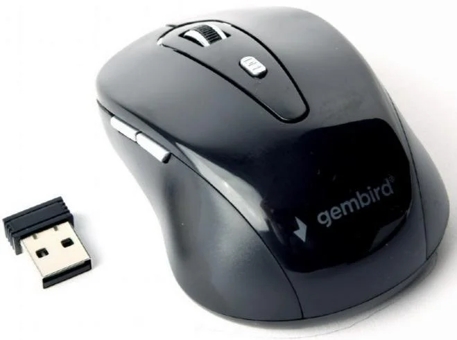 Фото: Миша Gembird MUSW-6B-01 Wireless Black № 5 | KTC