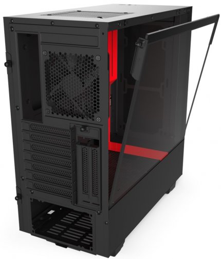 Корпус для ПК NZXT H510i Matte Black/Red with window (CA-H510i-BR)