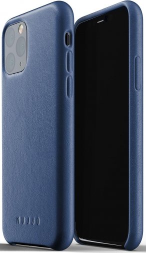 Чохол-накладка MUJJO для iPhone 11 Pro - Full Leather, Monaco Blue