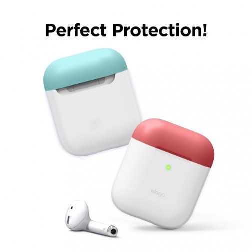 Чохол Elago for Airpods - Duo Case Nightglow Blue/Italian Rose/Coral Blue (EAPDO-LUBL-IROCBL)