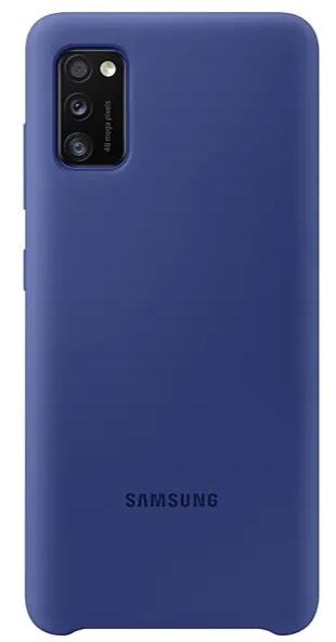 Чохол Samsung for Galaxy A41 A415 - Silicone Cover Blue (EF-PA415TLEGRU)