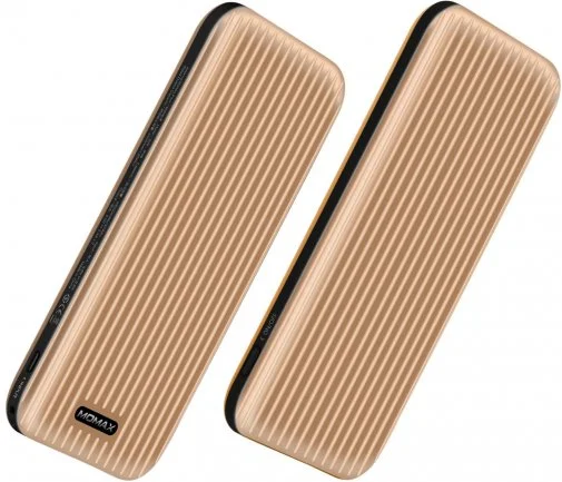 Фото: Батарея універсальна Momax iPower GO Slim 10000mAh Gold (IP56L) № 6 | KTC