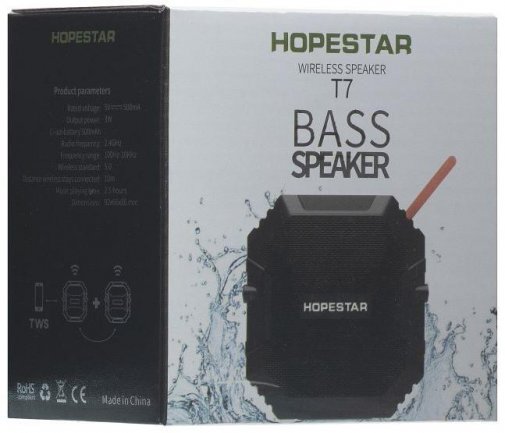 Портативна акустика Hopestar T7 Black (2020000125327)