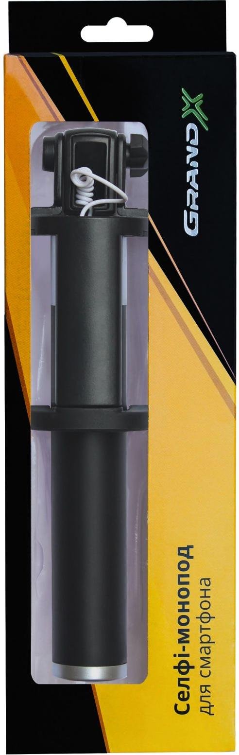 Селфі монопод Grand-X Next Aluminum 3.5 U-кріплення Black (NAUBK)