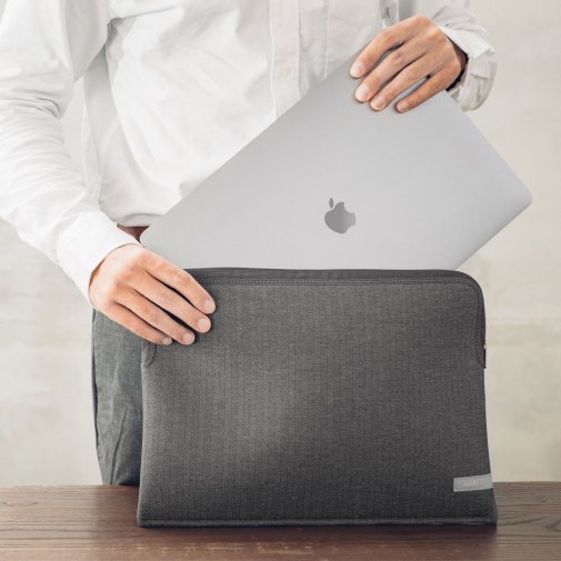  Чохол Moshi for MacBook Pro 16 - Pluma Herringbone Gray (99MO104055)