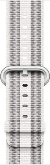 Ремінець HiC for Apple Watch 38/40mm - Woven Nylon White Stripe