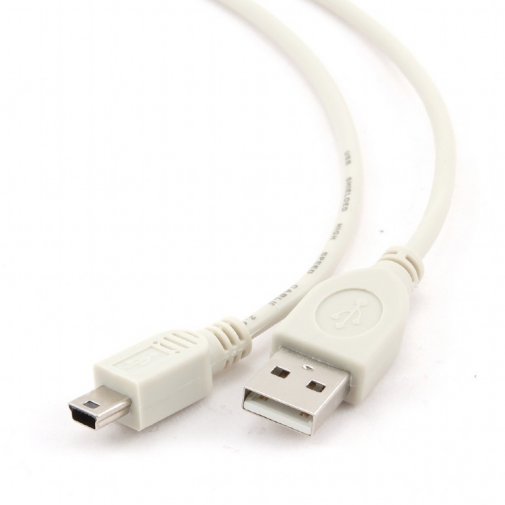 Кабель Cablexpert AM / Mini USB 1.8m White (CC-USB2-AM5P-6)