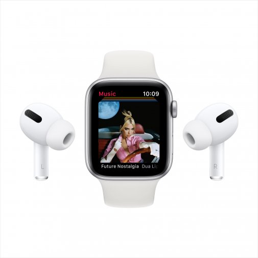 Смарт годинник Apple Watch Nike Series 6 GPS 44mm Silver Aluminium Case with Pure Platinum/Black (MG293)