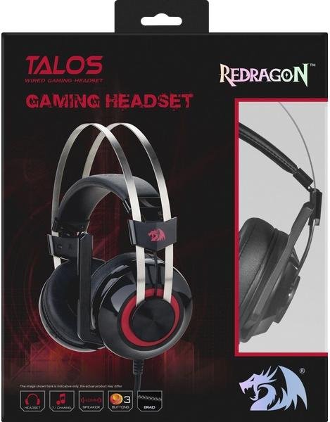 Гарнітура Redragon Talos Black/Red (74920)