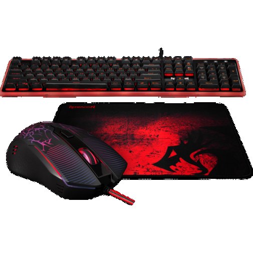 Клавіатура+мишка, Redragon S107 USB, Black + килимок ( Gaming )