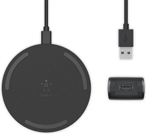 Фото: Бездротовий зарядний пристрій Belkin Pad Wireless Charging Qi 15W Black (WIA002VFBK) № 11 | KTC