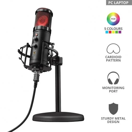 Фото: Мікрофон Trust GXT 256 Exxo Streaming Microphone (23510) № 4 | KTC