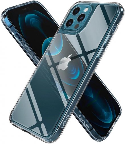 Чохол Spigen for iPhone 12/12 Pro - Quartz Hybrid Chrystal Clear (ACS01705)