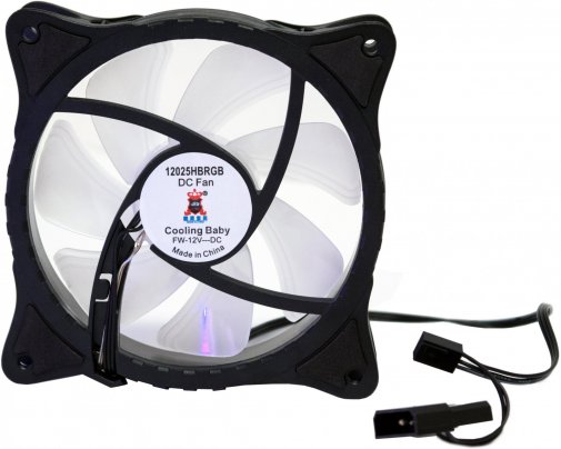 Вентилятор для корпуса Cooling Baby Rainbow Spectrum HB (12025HBRGB)