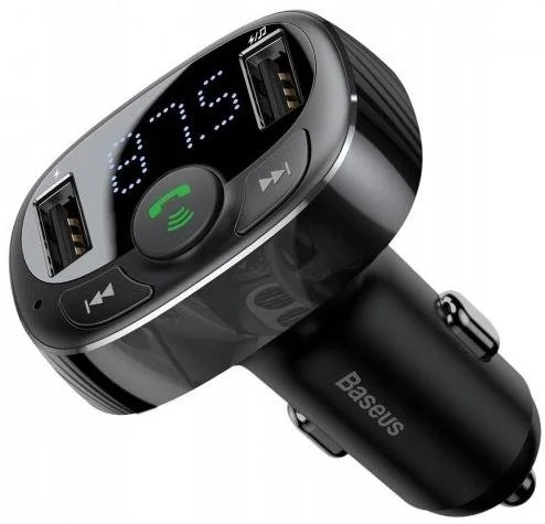 Фото: FM-трансмітер + АЗП Baseus CCTM-01 Black № 4 | KTC