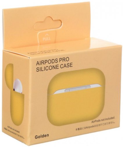 Чохол HiC for Airpods Pro - Silicone Case Golden