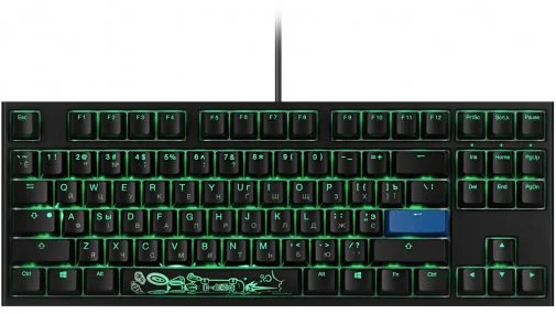 Фото: Клавіатура Ducky One 2 TKL Cherry Blue Black/White (DKON1787ST-CURALAZT1) № 16 | KTC