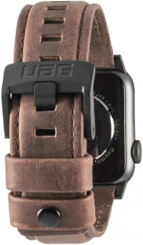 Ремінець UAG for Apple Watch 42/44mm - Leather Strap Brown (19148B114080)