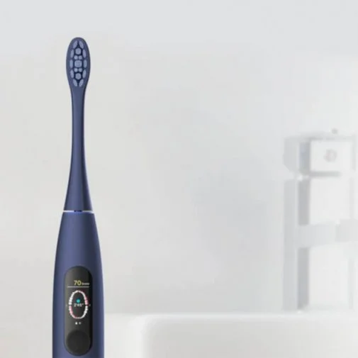 Фото: Електрична зубна щітка Oclean X Pro Navy Blue (OLED) № 20 | KTC