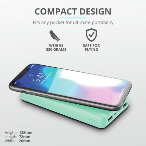 Батарея універсальна Trust Primo Compact 15000mAh Mint (23902_TRUST)