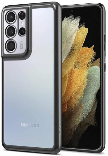 Чохол Spigen for Samsung Galaxy S21 Ultra - Optik Crystal Chrome Gray (ACS02580)