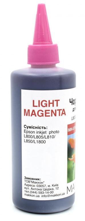 Чорнило Makkon for Epson L800/L805/L810 250 ml Light Magenta (IMN-EPS-L800-250LM)