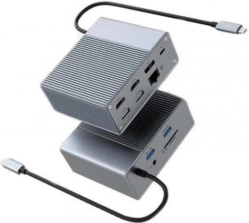 Фото: USB-хаб HyperDrive HD-G212 12in1 Silver № 5 | KTC