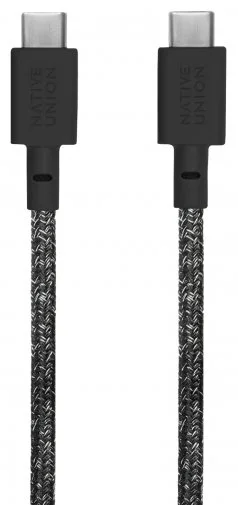 Фото: Кабель Native Union Belt Type-C / Type-C 1.2m Cosmos Black (BELT-C-CS-BLK-2-NP) № 7 | KTC