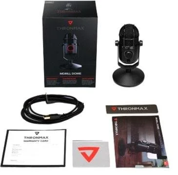 Фото: Мікрофон Thronmax Mdrill Dome Jet Black 48Khz (M3-TM01) № 9 | KTC
