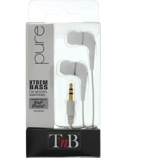Фото: Навушники TNB Pure Earphones білі № 5 | KTC