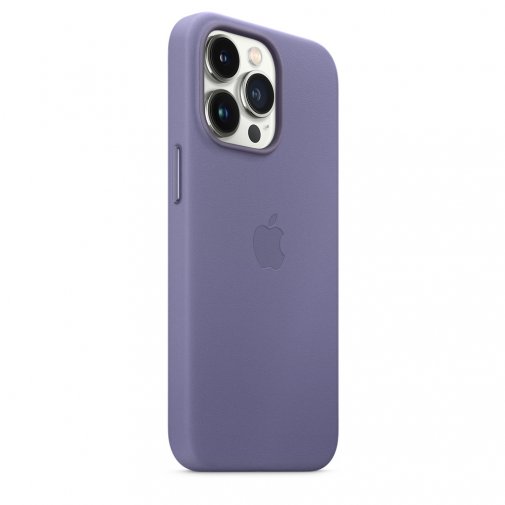 Чохол Apple for iPhone 13 Pro - Leather Case with MagSafe Wisteria (MM1F3)