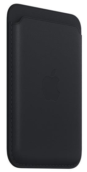  Чохол для пластикових карт Apple iPhone - Leather Wallet with MagSafe Midnight (MM0Y3)
