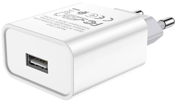 Фото: Зарядний пристрій Hoco C81A Asombroso White with AM/MicroUSB (C81A +Micro) № 20 | KTC