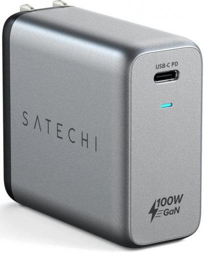 Зарядний пристрій Satechi 100W USB-C PD Wall Charger Space Gray (ST-UC100WSM-EU)