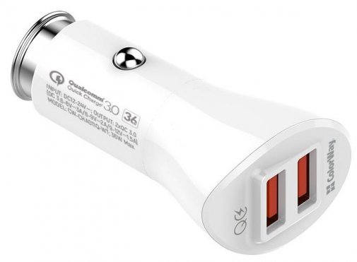 Зарядний пристрій ColorWay 2USB Quick Charge 3.0 36W White (CW-CHA011Q-WT)