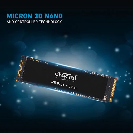 Фото: SSD-накопичувач Crucial P5 Plus 2280 PCIe 4x4 NVMe 500GB (CT500P5PSSD8) № 8 | KTC