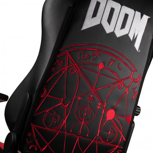  Крісло Noblechairs Doom Edition Black/Red (NBL-HRO-PU-DET)