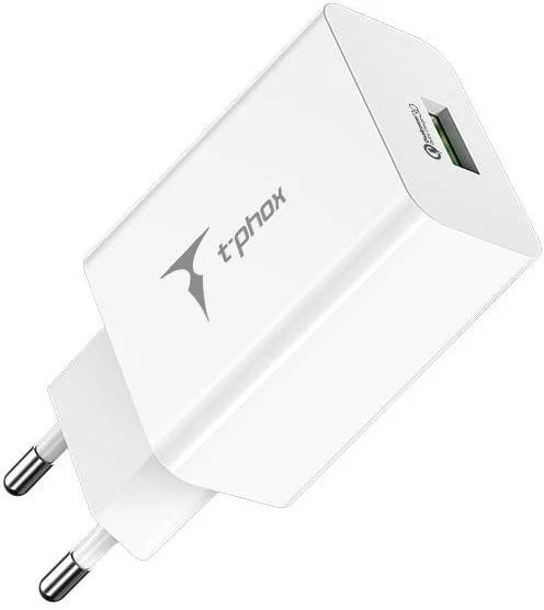 Фото: Зарядний пристрій T-PHOX Tempo QC3.0 18W White № 6 | KTC