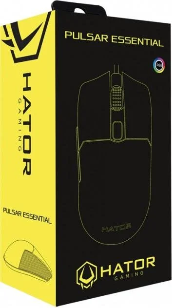 Фото: Миша Hator Pulsar Essential USB Black (HTM-312) № 11 | KTC