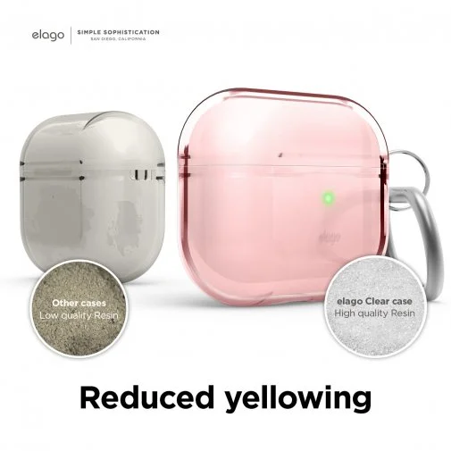 Фото: Чохол Elago для Airpods 3rd Gen - Clear Case Lovely Pink (EAP3CL-HANG-LPK) № 9 | KTC