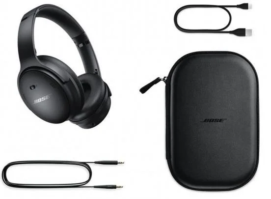 Фото: Гарнітура BOSE QuietComfort 45 Bluetooth Black (866724-0100) № 10 | KTC