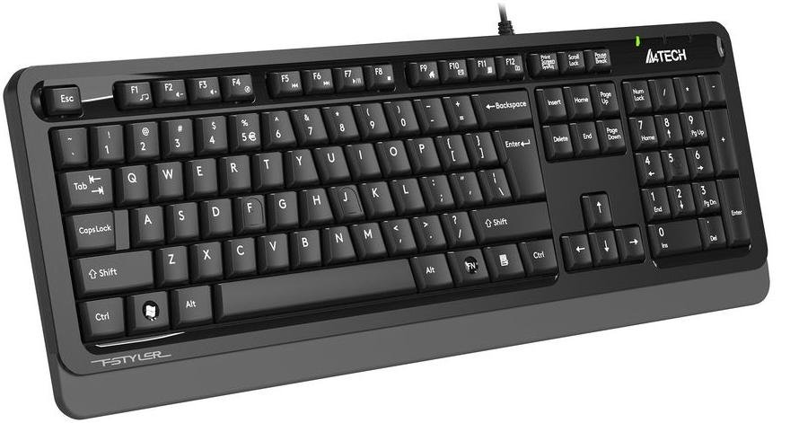 Клавіатура A4tech FKS10 USB Black/Grey (FKS10 (Grey))