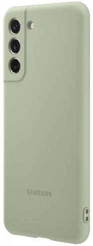 Чохол Samsung for Galaxy S21 FE - Silicone Cover Olive Green (EF-PG990TMEGRU)