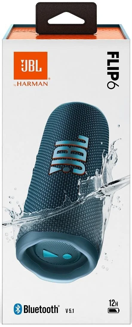 Фото: Портативна колонка JBL Flip 6 Blue (JBLFLIP6BLU) № 18 | KTC